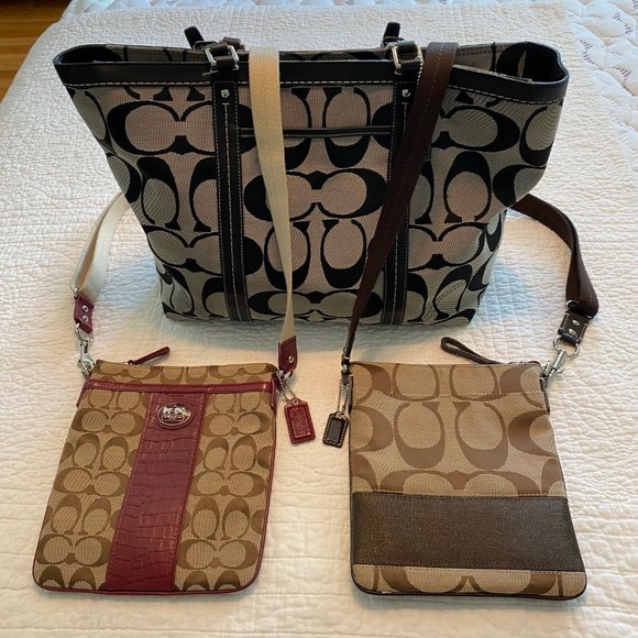 Coach Classic Tote and Rowen Handbags - Picture 1 of 14